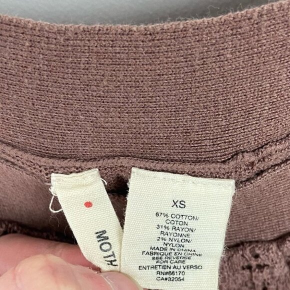 Anthropologie Moth Brown Tiered‎ Layer Ruffle Tunic Top Size XS Bohemian Boho - Picture 3 of 10